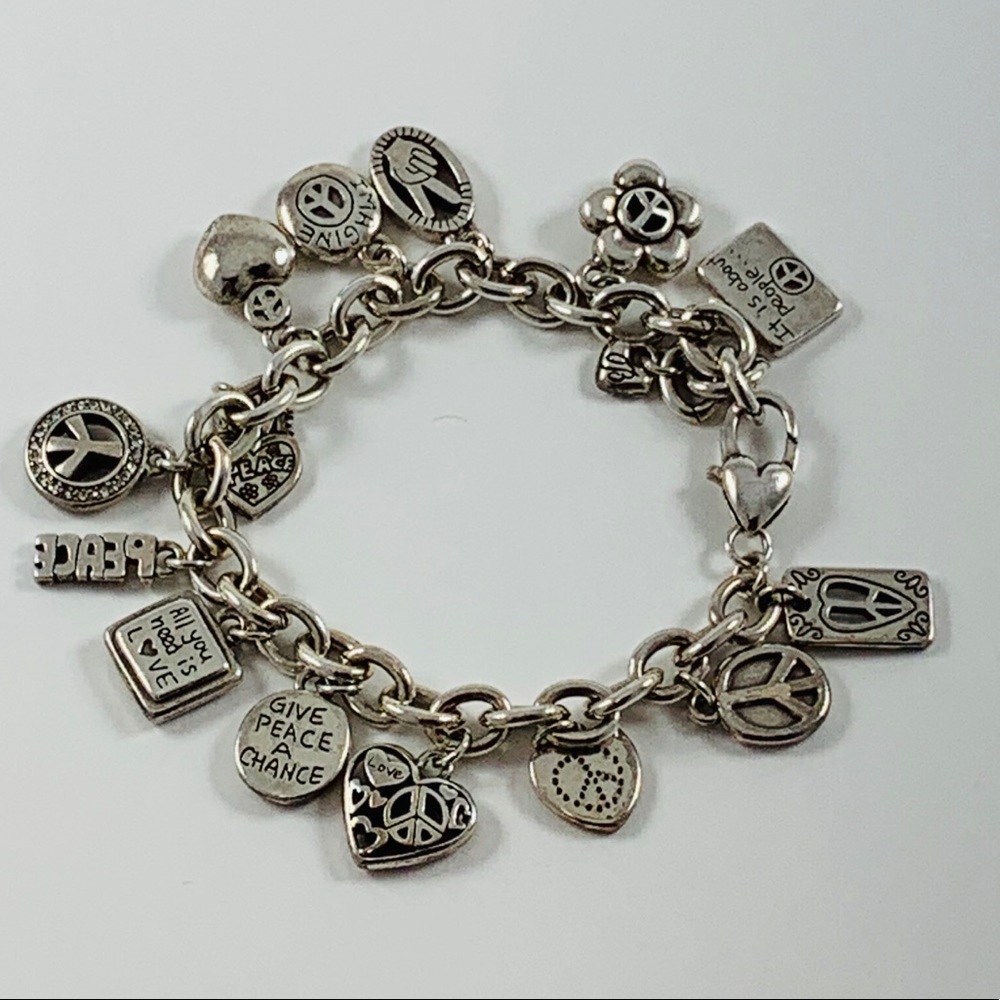 Brighton 2009 Dream Peace Charm Bracelet